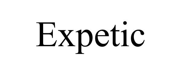 Trademark Logo EXPETIC
