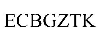 Trademark Logo ECBGZTK