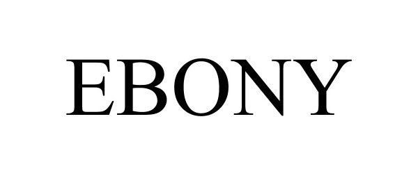 Trademark Logo EBONY