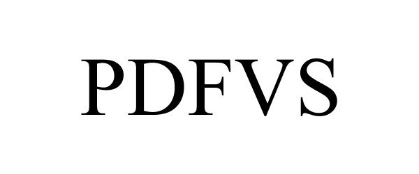 Trademark Logo PDFVS
