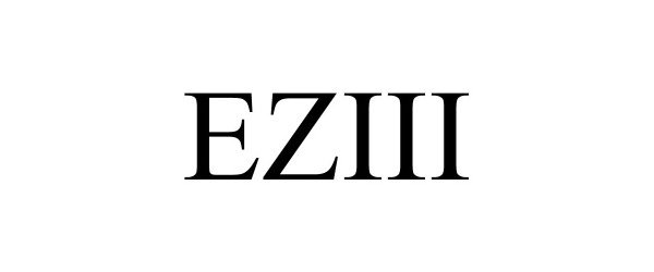 Trademark Logo EZIII