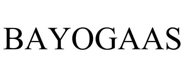 Trademark Logo BAYOGAAS