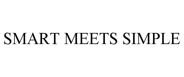 Trademark Logo SMART MEETS SIMPLE
