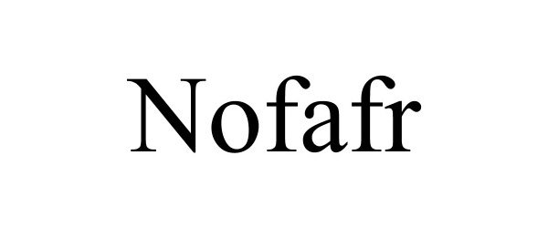 Trademark Logo NOFAFR
