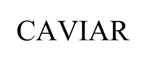 Trademark Logo CAVIAR
