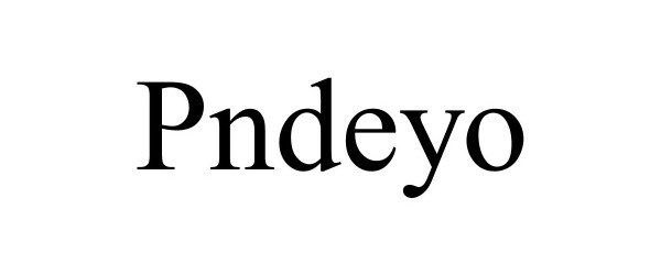 Trademark Logo PNDEYO