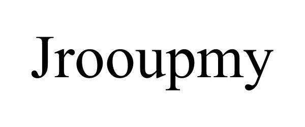 Trademark Logo JROOUPMY