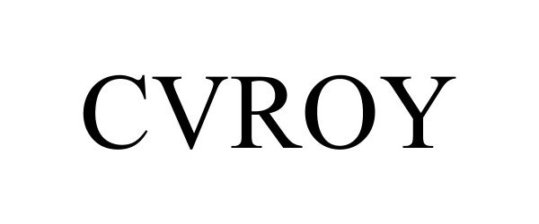 Trademark Logo CVROY
