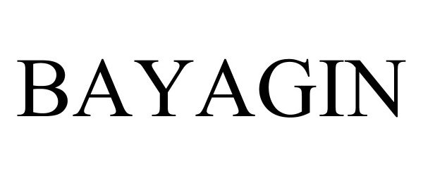 Trademark Logo BAYAGIN