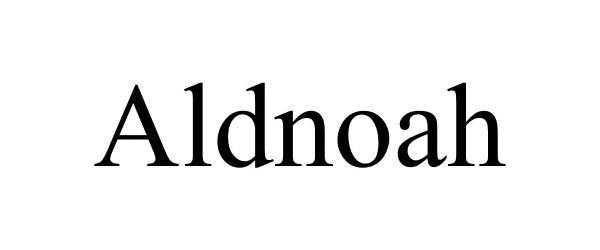 Trademark Logo ALDNOAH