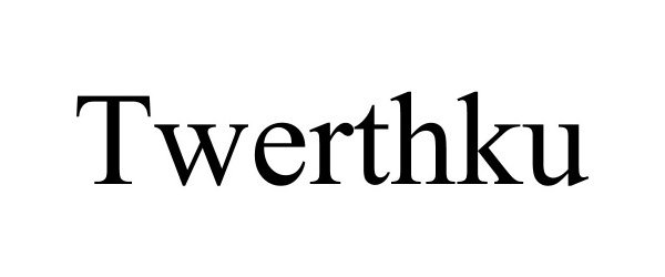 Trademark Logo TWERTHKU