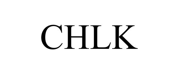 Trademark Logo CHLK