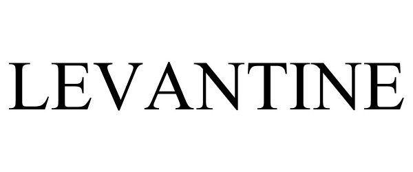 Trademark Logo LEVANTINE
