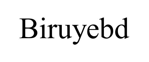 Trademark Logo BIRUYEBD