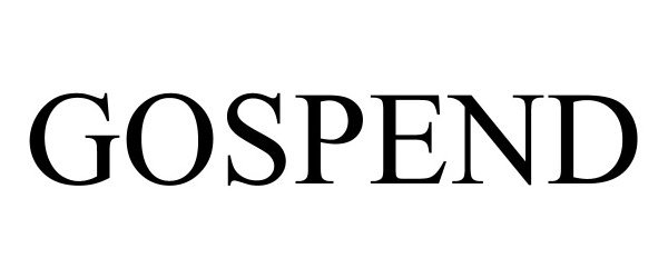 Trademark Logo GOSPEND