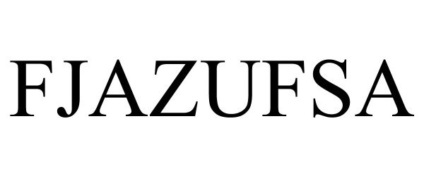 Trademark Logo FJAZUFSA