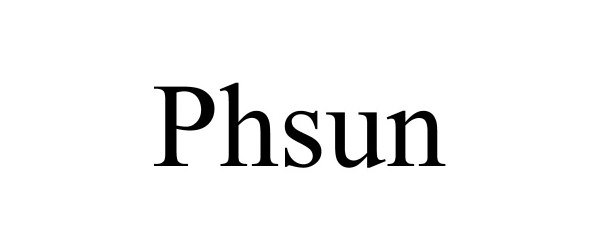 Trademark Logo PHSUN