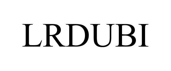 Trademark Logo LRDUBI