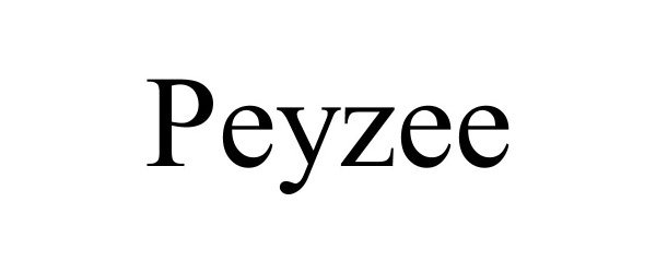 Trademark Logo PEYZEE