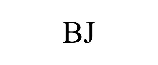 Trademark Logo BJ