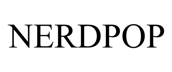 Trademark Logo NERDPOP