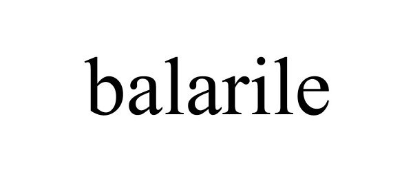 Trademark Logo BALARILE