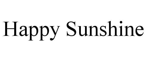  HAPPY SUNSHINE