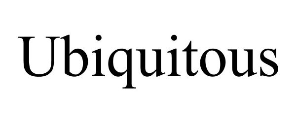 Trademark Logo UBIQUITOUS