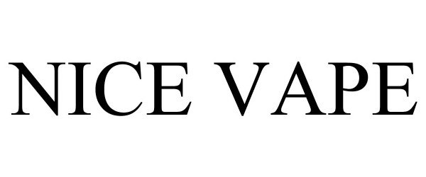 Trademark Logo NICE VAPE