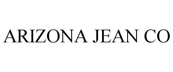 Trademark Logo ARIZONA JEAN CO.