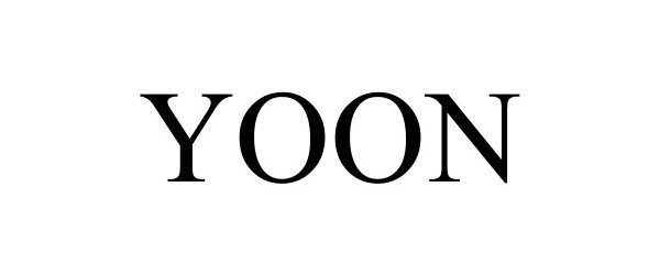 Trademark Logo YOON