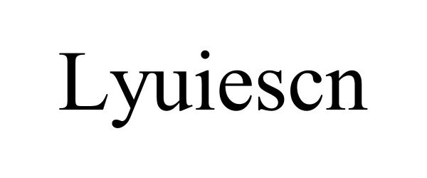 Trademark Logo LYUIESCN