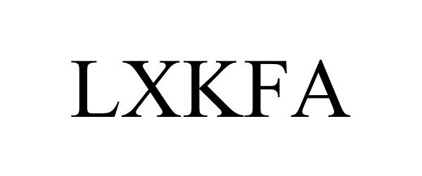 Trademark Logo LXKFA