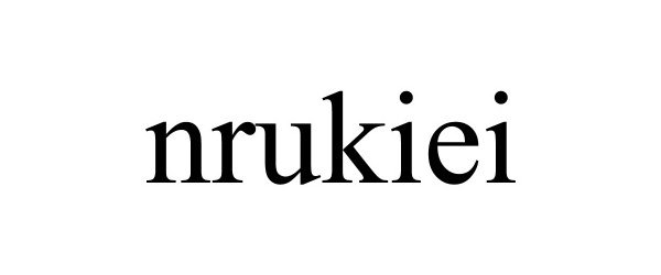 Trademark Logo NRUKIEI
