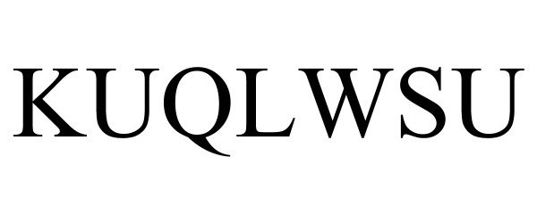 Trademark Logo KUQLWSU