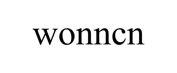 Trademark Logo WONNCN