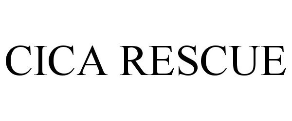 Trademark Logo CICA RESCUE