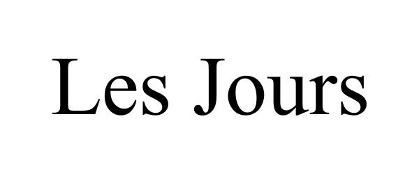 Trademark Logo LES JOURS