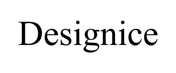 Trademark Logo DESIGNICE