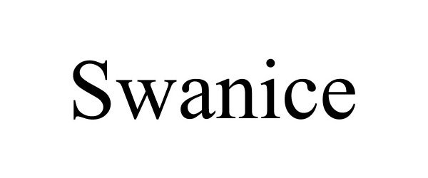 Trademark Logo SWANICE