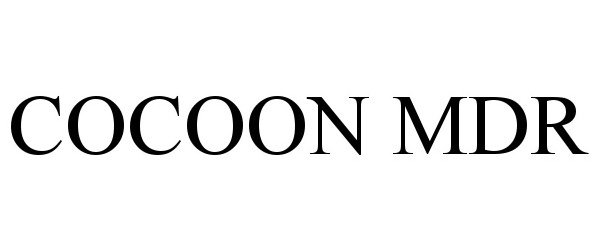 Trademark Logo COCOON MDR