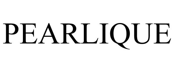 Trademark Logo PEARLIQUE