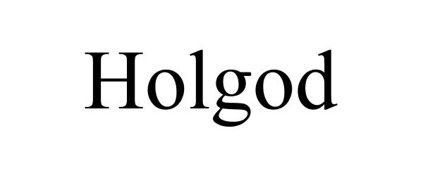 Trademark Logo HOLGOD