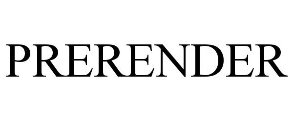 Trademark Logo PRERENDER