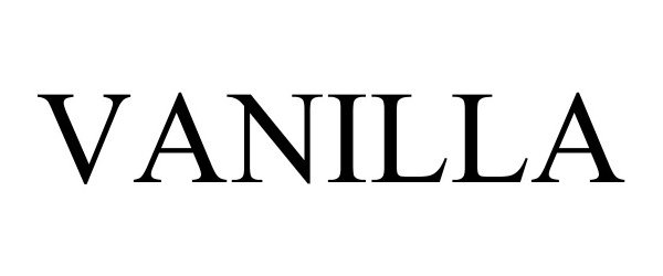 Trademark Logo VANILLA