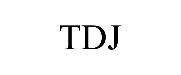 Trademark Logo TDJ