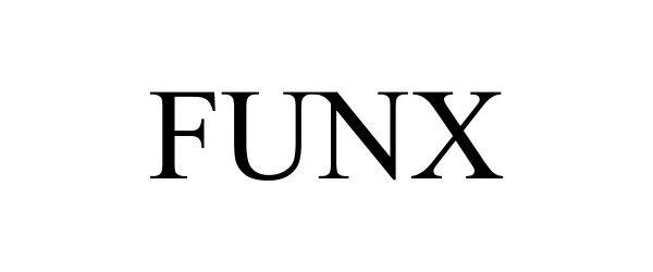 Trademark Logo FUNX