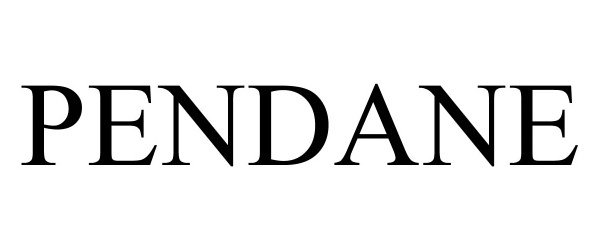 Trademark Logo PENDANE