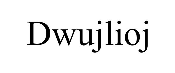 Trademark Logo DWUJLIOJ
