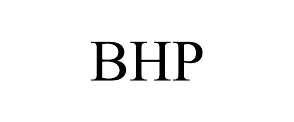 Trademark Logo BHP
